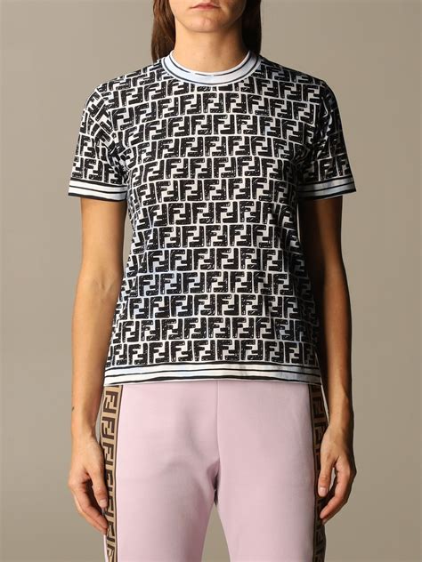 t shirt fendi donna outlet|fendi clothing for women.